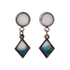 Foto de Pendientes Kendra rombo azul